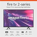 Amazon Fire TV 32" 2-Series (newest model), HD smart TV with Fire TV Alexa Voice Remote, stream live TV without cable