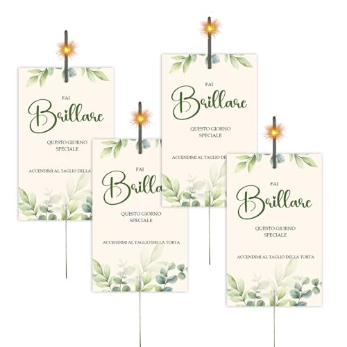 CORMAR Etichette Scintille Luminose Matrimonio Biglietti Stelline Scintillanti in Cartoncino di Alta Qualità Decorazioni Matrimonio 75 pezzi (4)