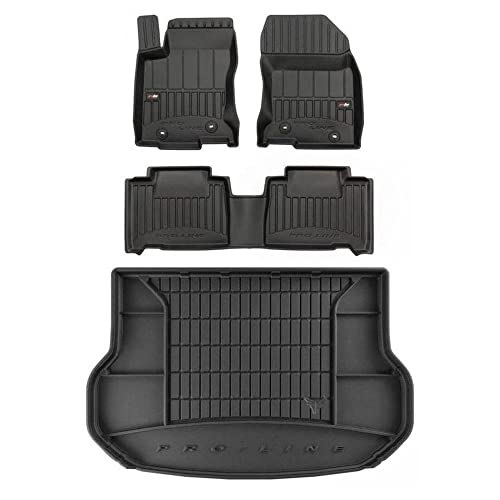 MOTOS Tappetini Gomma 3D Per Lexus LX III (2008-2021) – Antiscivolo, Bordi Alti, Facili Da Pulire