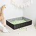 GOGOSO Rectangle Ball Pit with Zipper Bag for Toddlers, Gifts for Baby Girls Boys Dogs as Playpen, Fence, Rectangle Large Portable & Foldable Ball Pool (Balls Not Included)，Black