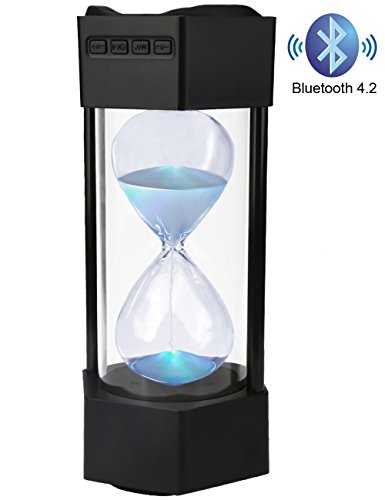 Bluetooth Speaker for iPhone, Portable Bluetooth Speaker with LED Light, Bass Sound, Mobile