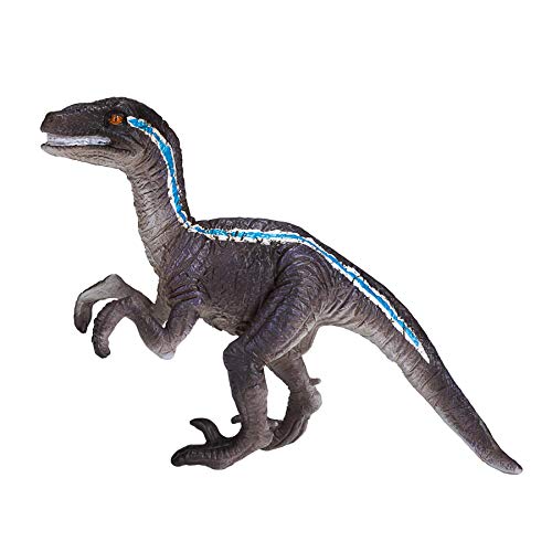 MOJO- Animal Planet Velociraptor de pie, Color Gris (381027)