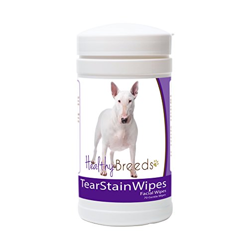 Image of Healthy Breeds Bull Terrier Tear Stain Wipes 70 Count
