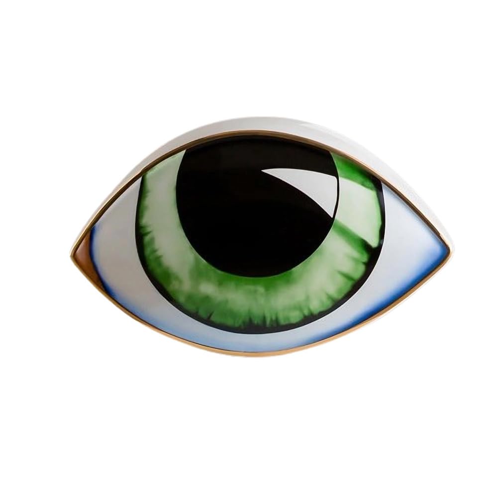 CTRLZS Eye Statue Figurines Ceramic Crafts Desktop Decorations Living Room Ornaments Gifts B
