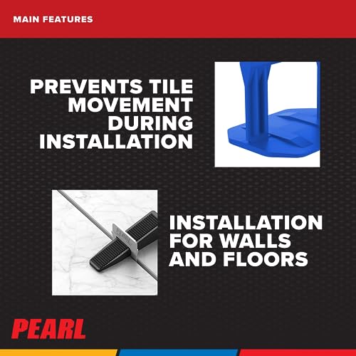 PEARL ABRASIVE CO. Leveling System Bag of 250m, Blue, 3/16" - Image 5