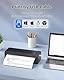 BORN4SHIP P83 Thermodrucker A4, Tragbarer Drucker, Mobiler Drucker Kompatibel mit iOS & Android, Bluetooth Thermodrucker unterstützt Thermopapier A4 für Reisen Zuhause Büro Schule
