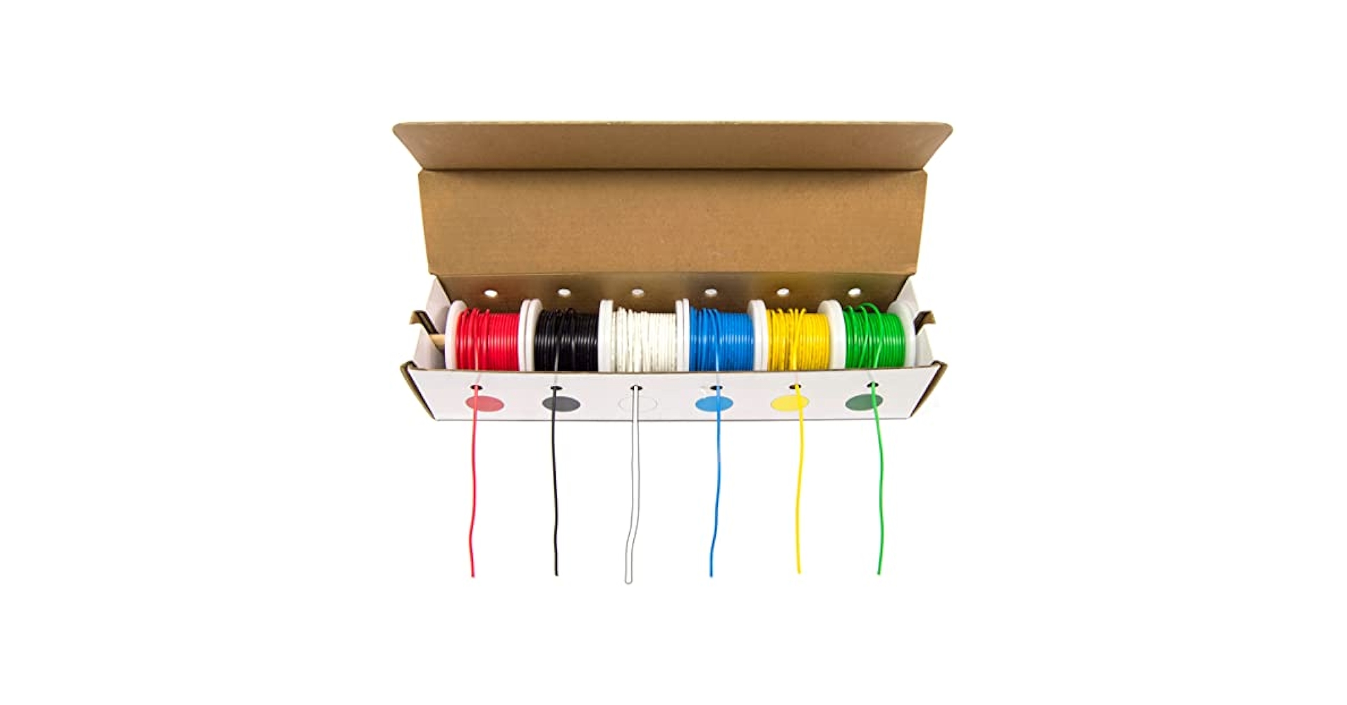 Hook Up Wire Kit (Tinned Copper) 22 Gauge (6 Different