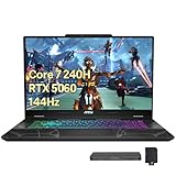 【Mise à niveau】Le joint est ouvert pour mise à niveau uniquement, garantie de 1 an sur la RAM/SSD améliorée de SnowBell et garantie de fabrication originale de 1 an sur les composants restants. 【Écran IPS FHD 15,6 po 144 Hz】Profitez d'un mouvement fluide et de visuels nets sur un écran IPS Full HD de 15,6 pouces avec un taux de rafraîchissement rapide de 144 Hz, offrant un jeu fluide, de larges angles de vue et des détails vifs pour le travail et divertissement.