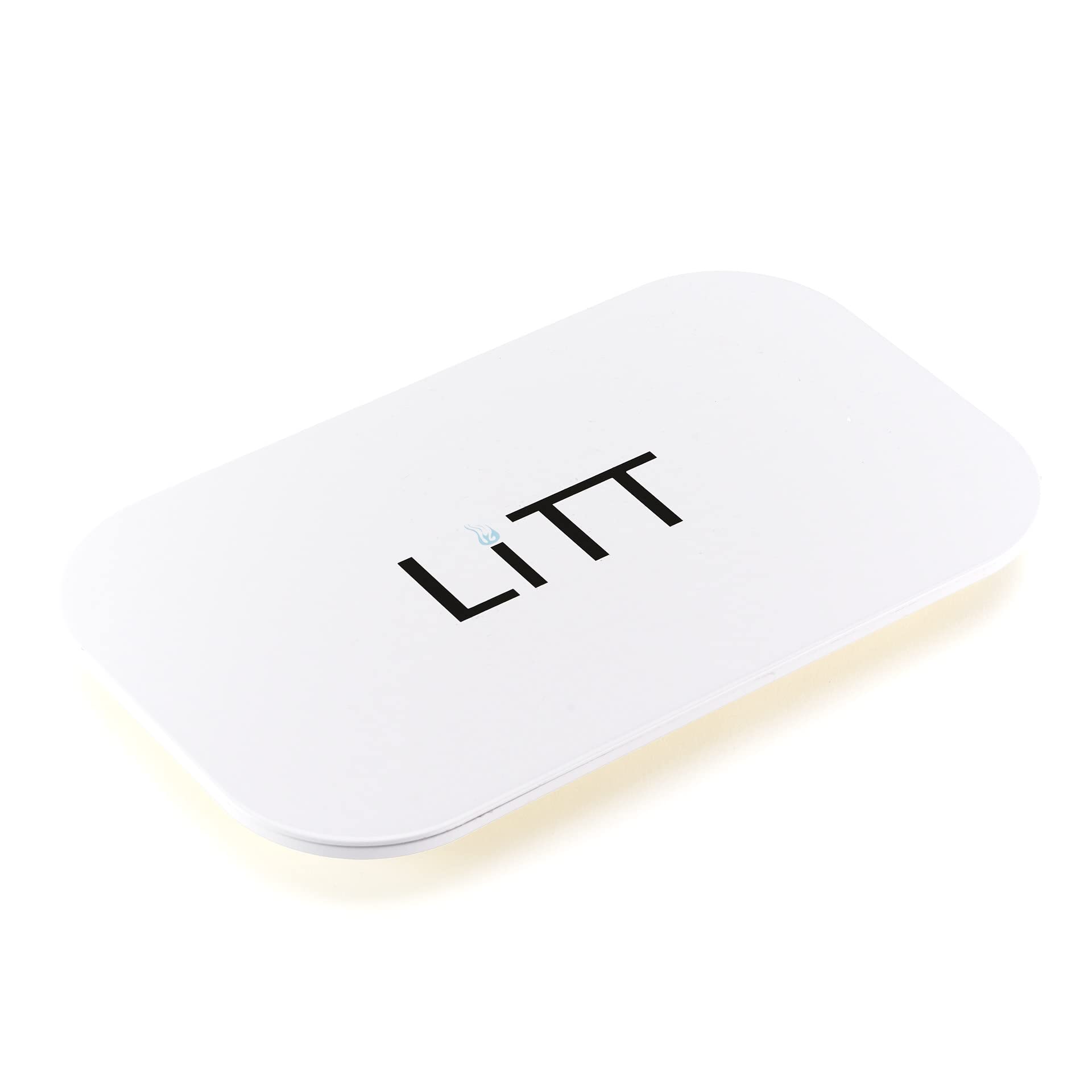 Litt White Storage Metal Tray With Magnetic Lid | The Smart And Secure Way To Organise Your Essentials And Store | Compact Storage Tray For Accessories, Hidden Organiser | Large
