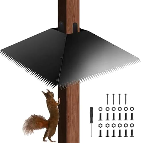 Odies Metal Squirrel Proof Baffle for Bird Feeders