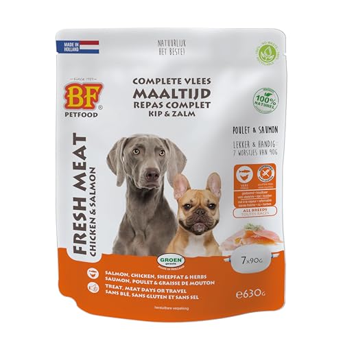 Produktbild von BF PETFOOD Biofood Frischfleisch Lachs - 7 x 90 g