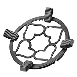 鋳鉄中華鍋アダプター滑り止めストーブ中華鍋滑り止めクックトップパンラックアダプターコンロホルダー調理器ストーブラックハート型