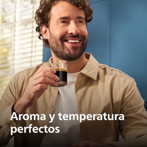 Miniatura 7 de PHILIPS 5500 Cafetera Superautomática LatteGo, 20 bebidas, Negro