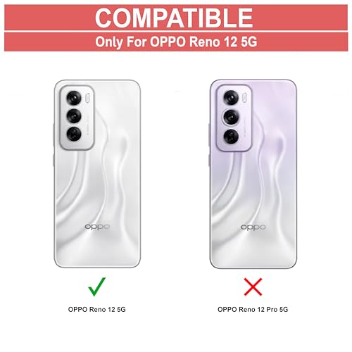Image of Zapcase Back Case Cover for Oppo Reno 12 5G | Compatible for Oppo Reno 12 5G Back Case Cover | Clear Case with Camera Protection | (TPU + PC | Matte Black)