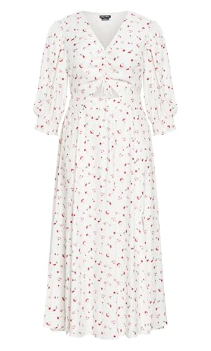 Image of City Chic Women's Plus Size Maxi Dress - Jolene Print