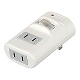 iBUFFALO OAタップ 2分配タイプ 雷サージ/集中スイッチ付 ホワイト BSTAD04WH