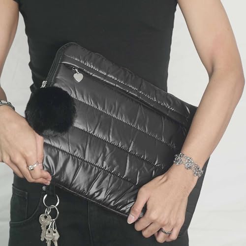 Funda acolchada para portátil 16 pulgadas negro miniatura 4
