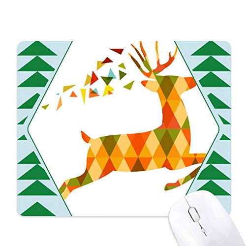 Tapis de souris green pine tree pour une ambiance de Noël au bureau