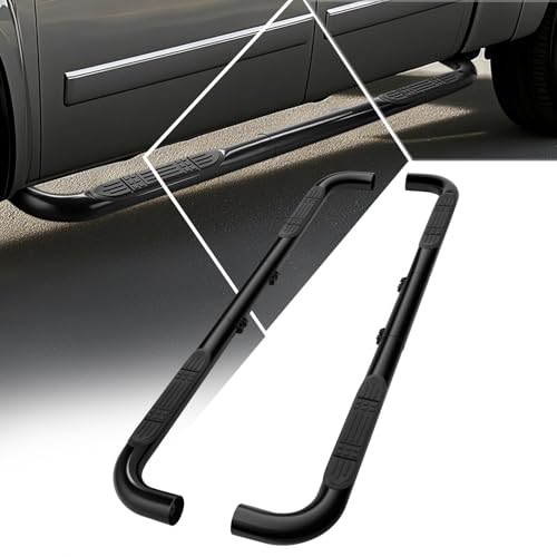 Estribos Running Boards para SUV y Camionetas Negra miniatura 1