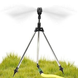 ,Bewässerungssystem für große Flächen mit Sprinklerfunktion,Rotierender Sprinkler Für Den Garten | Für Gewächshäuser Blumenbeete Gemüsebeete Parks Und