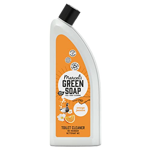 Marcel's Green Soap - Limpiador de inodoro naranja y jazmín - Mata las bacterias y deja un aroma fresco sin lejía - Respetuoso con el medio ambiente - Vegano - 99% biodegradable - 750 ml