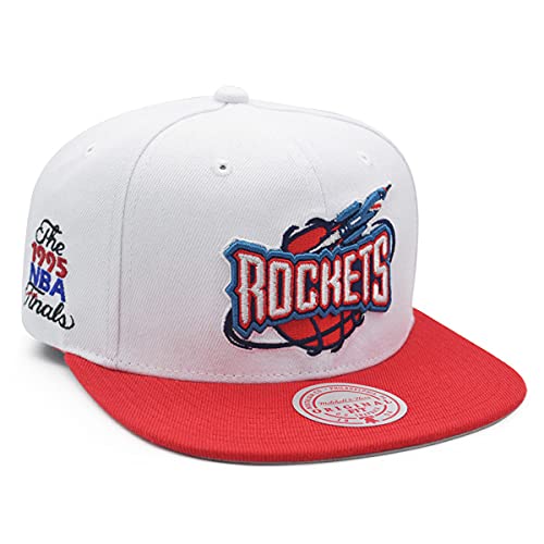 Mitchell & NessHouston Rockets 1995 NBA Finals Championship Series Snapback Hat- White/Red