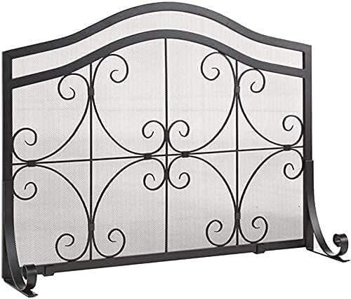 Pantalla de hierro ignífuga para seguridad en el hogar. Barrera protectora para bebés y mascotas, valla ignífuga forjada, pantalla de seguridad duradera y resistente al fuego