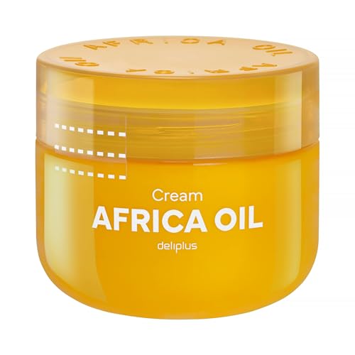 Crema Corporal Africa Oil Deliplus – Hidratación Intensa con Aceites Exóticos – Tarro 300 ml – Textura Rica de Rápida Absorción para Piel Seca y Muy Seca