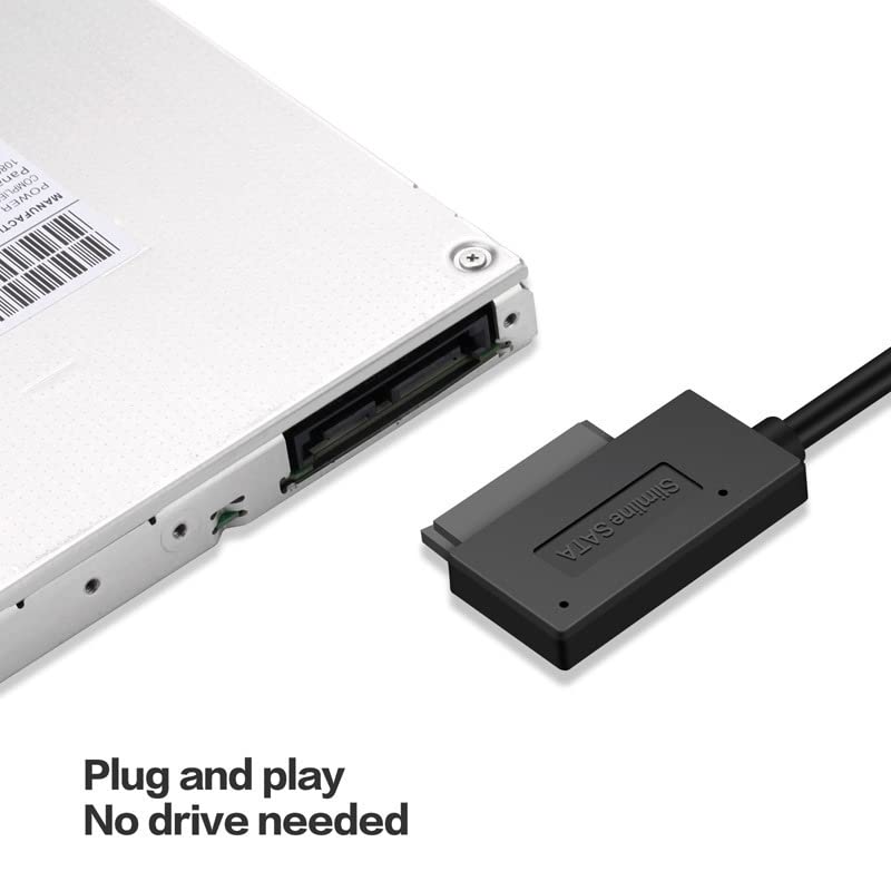 1 szt. USB 3.0 do 7 + 6 13Pin Slimline SATA adapter do laptopa CD DVD Rom napęd optyczny