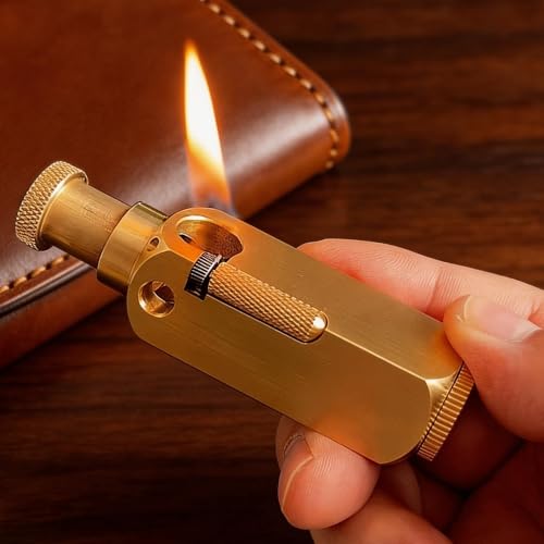 Encendedor vintage de cobre recargable YANCONG