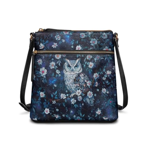 Image of Leather Purses for Women, Leather Hobo Bags for Women Travel Sling Purse Triple Zippered Pockets Shoulder Bag