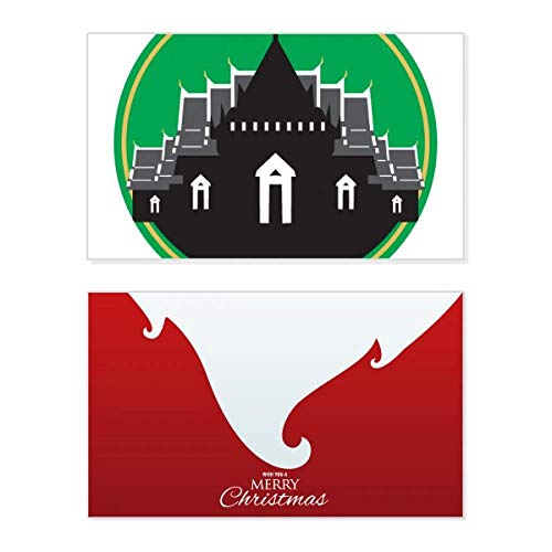 Carte de Noël vintage de Thaïlande pour des vœux chaleureux