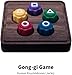 Gonggi Korean Traditional Folk Game Play Set,Gonggi Jack Stone Pebbles Set,Korean Traditional Play Game Jebi chagi, Biseokchigi, Paeng-y, DDAKJI