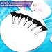 Maitys 6 Pieces Fan Mask Brushes Soft Fan Facial Mask Applicator Tools Brush Makeup Brushes Cosmetic Tools with Handle for Makeup Women(Black Hair)