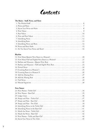 60 Music Quizzes for Theory and Reading: One-page Reproducible Tests to Evaluate Student Musical Skills, Comb Bound Book & Online PDF - Image 2