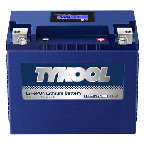 Tykool Ytx20hl-bs-pro Ytx20l-bs 3x Cranking Amps5x Life Lithium Lifepo4 Motor...