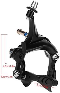 Fafeims 1 Pair Road Bike Dual-Pivot Brake V Shape Brake Set for Bike Repair and maintenance