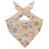 pañuelo levis azul pañuelo bandana, Levi´s Bandana Flower pañuelo (Talla única - Blanco-Naranja)
