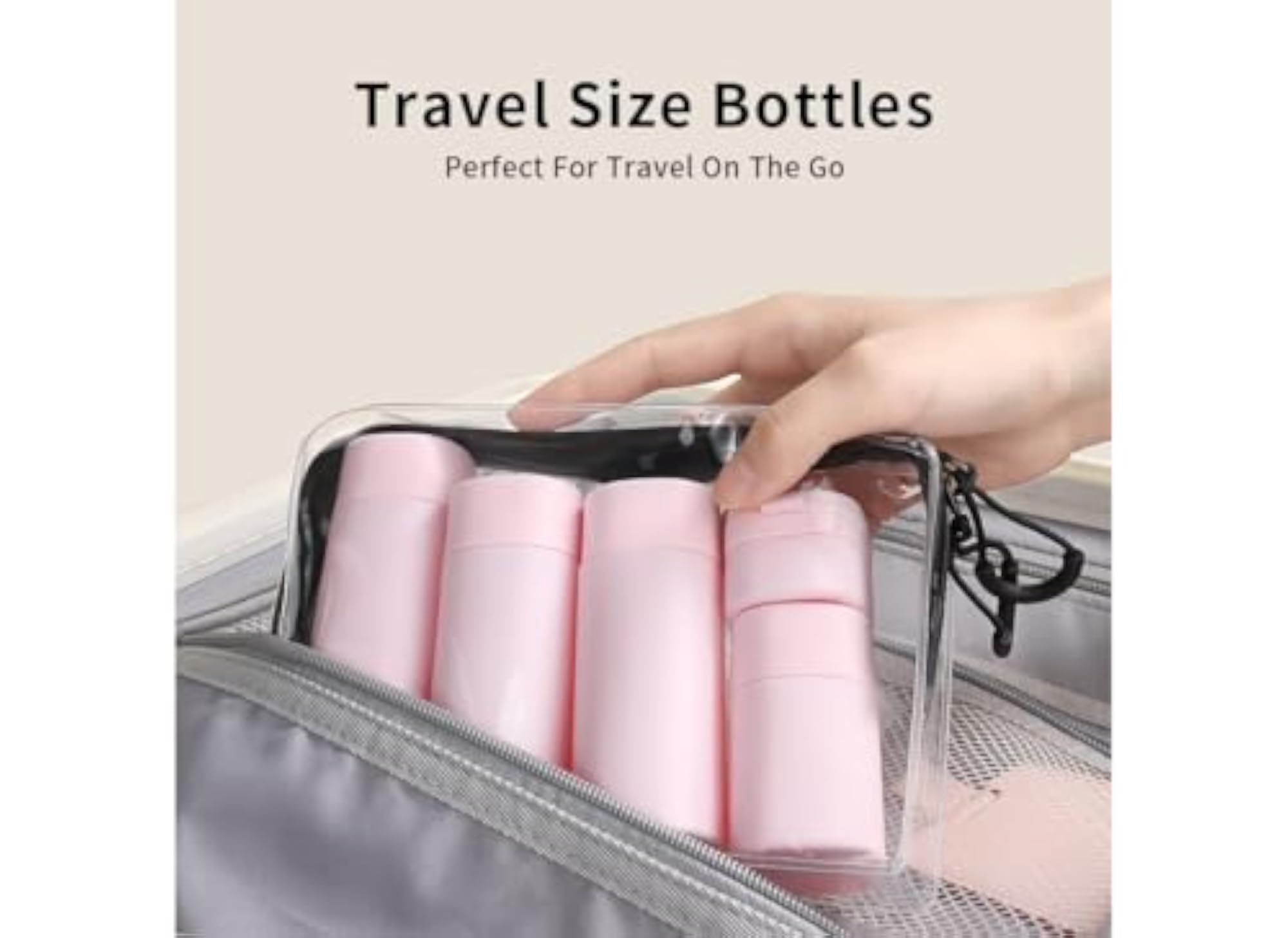 7 Pack TSA Approved Travel Bottles for Toiletries