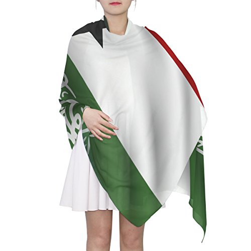 super3Dprinted Somaliland Flag Women's Silky Chiffon Scarf Shawl Wrap for Lady, 70.8" Lx35.4 W2