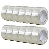 GGR Supplies FIL-795 Mono/Uni-Directional Fiberglass Reinforced Super Resistant Heavy Duty Commodity Grade Filament Strapping Tape: 2 in. Wide x 60 yds. (5.5 Mil) (Pack of 12)