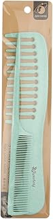 2 peças de pentes de barbeiro de plástico Dente fino e pente de dente largo Pente de modelagem para corte de cabelo para salão de cabeleireiro Ferramentas de cuidado de cabelo pentear,cuidado capilar,pente de barbeiro,pente de salão,pente de corte Green