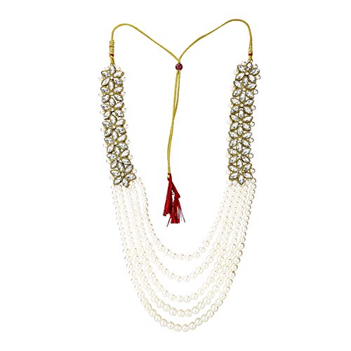 Kundan & Pearl Plated Jewelry Set (CT-NCKK-44116)