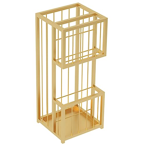 Porte-parapluies en métal avec bac amovible pour entrée de maison et bureau