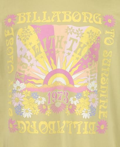 Image of Billabong Girls' Premium Short Sleeve Oversized Fit Graphic T-Shirt