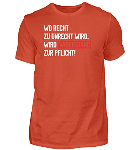 T-shirt homme Sunset Orange pour exprimer vos convictions avec fierté