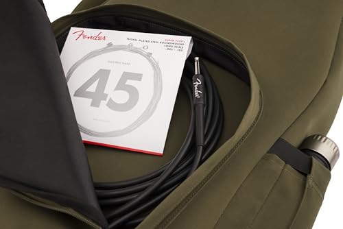 Troubadour Electric Bass Gig Bag, Olive by Fender - Image 6