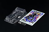 tamiya mini 4wd chassis Corpo in policarbonato Cyclone Magnum. Il corpo è circa il 40% più leggero rispetto al suo equivalente in plastica ABS. Sono incluse piccole parti per il fissaggio.