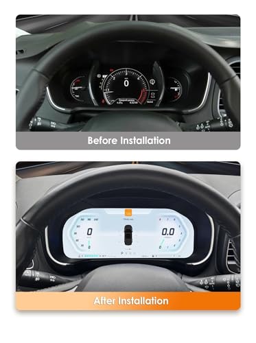 Panel de instrumentos digital LCD de 12,3 pulgadas compatible con Renault Koleos 2016-2019 3