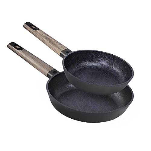 Cecotec Set De Sartenes Polka Excellence 20-24 Bucket Set Force. Diámetro 20-24 Cm, Aluminio Fundido, Revestimiento Antiadherente, Apta Para Todo Tipo De Cocinas Y Lavavajillas